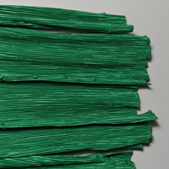 Oversized 2piece Pleated Long Sleeve Button Blouse Top Wide Leg Short Set Size S - Picture 4 of 16